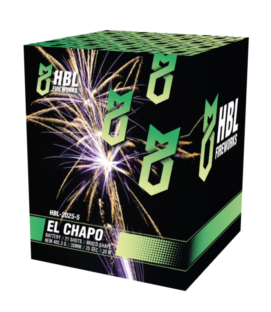 El Chapo - 21 shots - 30MM - Mixed Shape