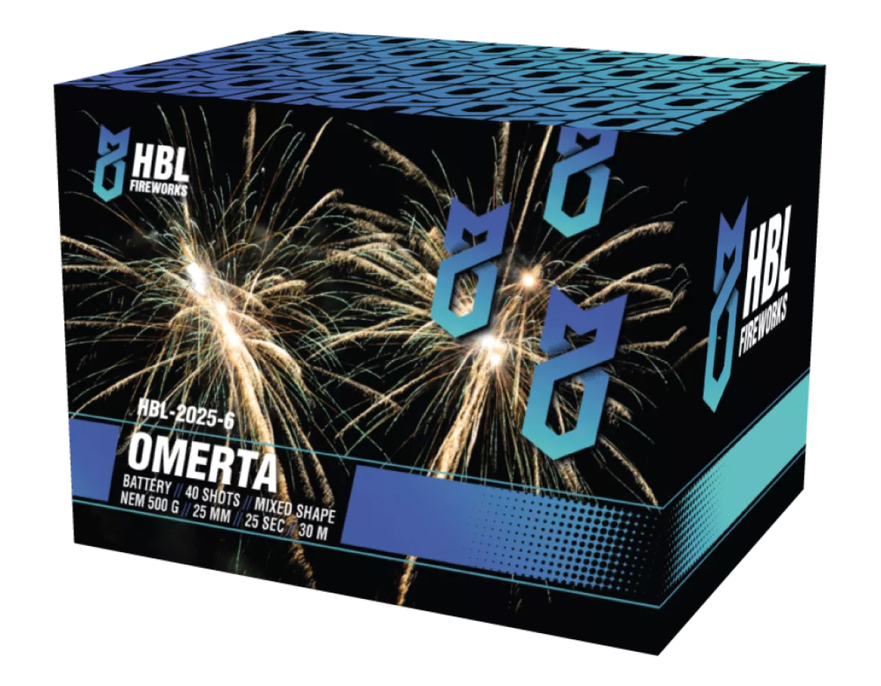 Omerta - 40 Shots - 25MM - Mixed Shape
