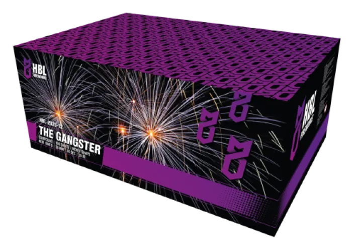 The Gangster - 100 Shots - 30MM - Mixed Shape kopen? | HBL Fireworks