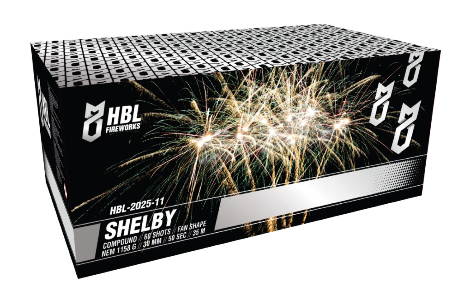 Shelby - 60 Shots - 30MM - Fan Shape