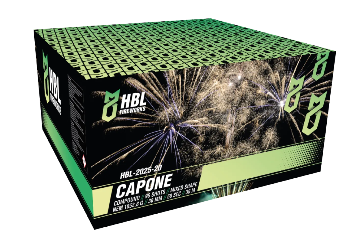 Capone - 96 Shots - 30MM - Mixed Shape