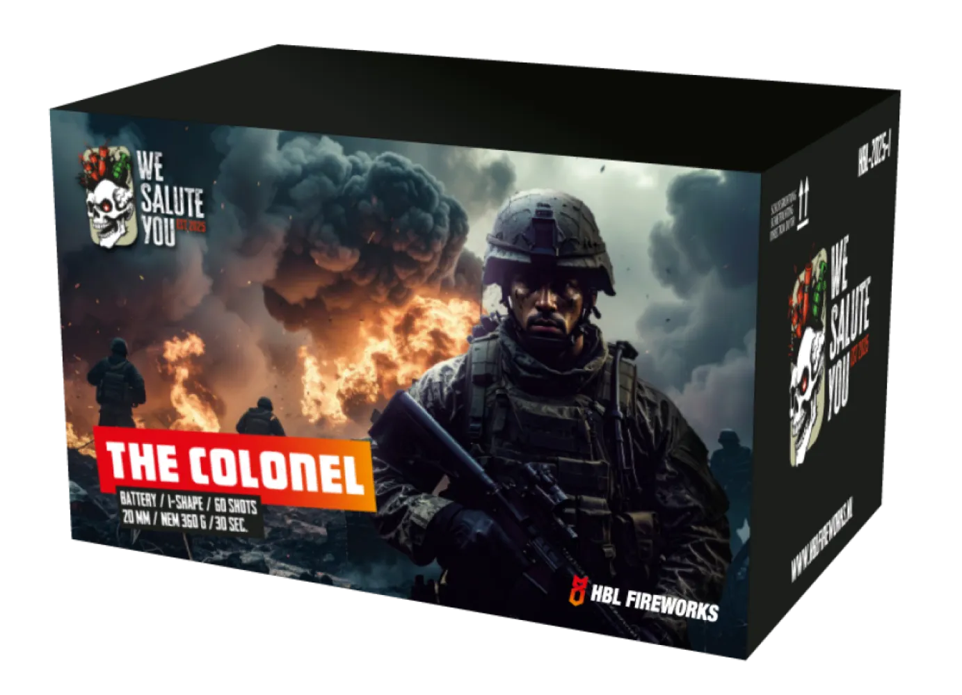 The Colonel - 60 Shots - 20MM - I-Shape - We Salute You