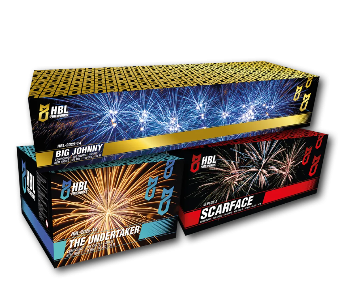 Combideal 1 - 'The Big Three' - Big Johnny | Undertaker | Scarface - HBL Fireworks